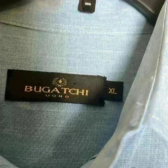 Bugatchi uomo office siren , y2k men shirt. - Picture 5 of 8